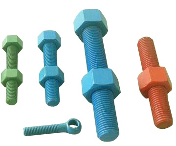 Coated Stud Bolts and Nuts