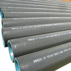 Bevelled End SMLS Pipe, A53 GR B, SCH 40, 12 Inch