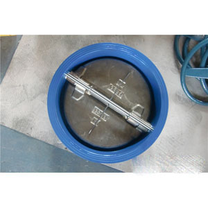 Wafer Type Butterfly Check Valve, DN350, PN10, Cast Iron